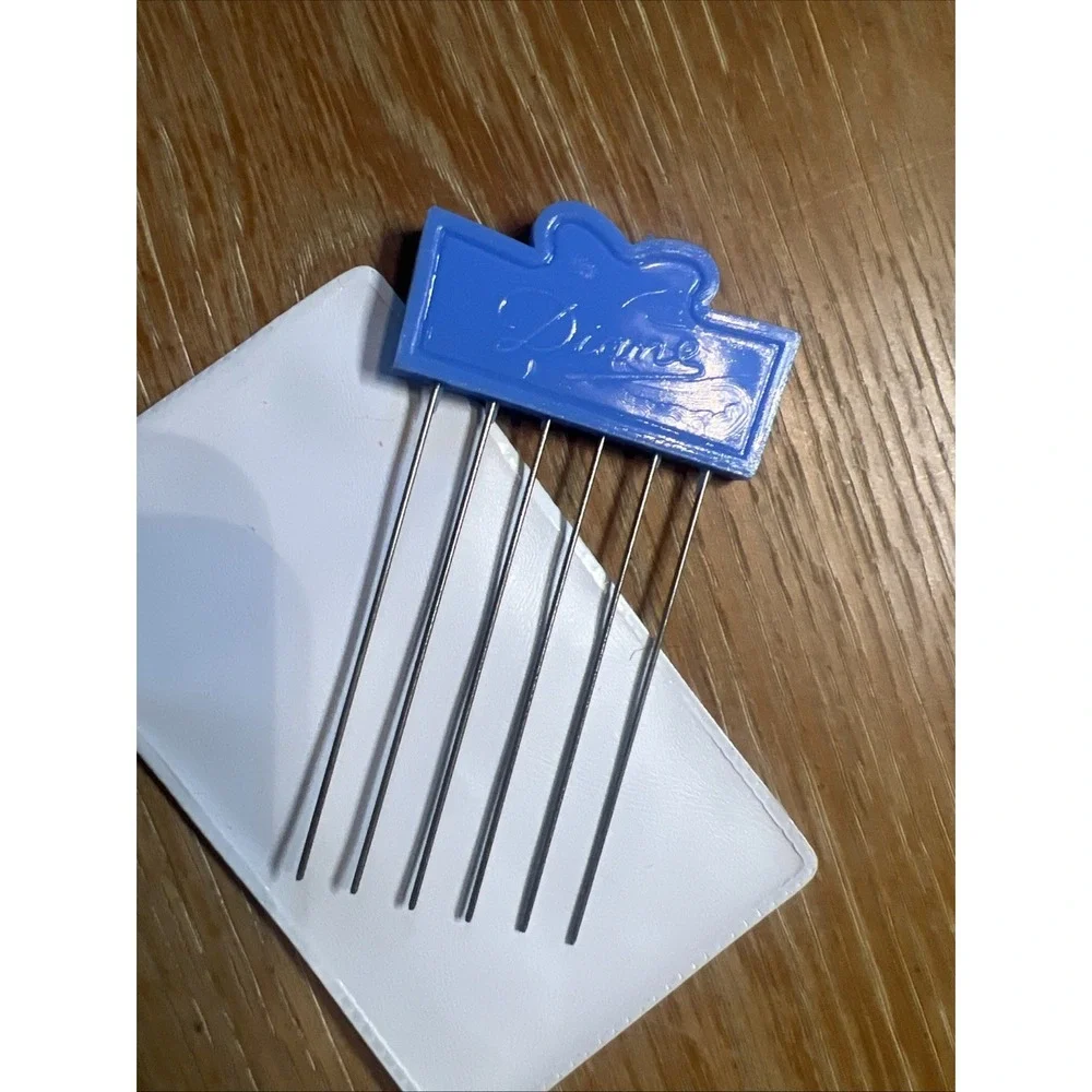 Vintage Diane Hair Lift  Metal Pick Blue‎ Plastic in Original Carry Case 4